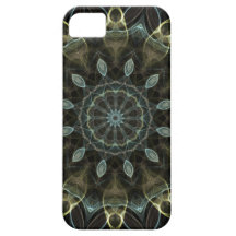 Wooly Green and Blue royal Kaleidoscope iPhone 5 Covers