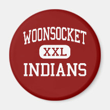 Woonsocket - indios - centro - Woonsocket Imán Para Frigorífico