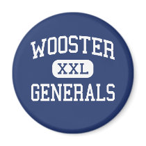 Wooster - Generals - High School - Wooster Ohio magnets