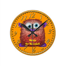 Woozle the Wuzzybutt Kids' Fun Cartoon Clock