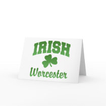 Worcester Irish Greeting Card by irish_shirts Worcester Irish Greeting Card
