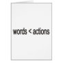 word < actions card