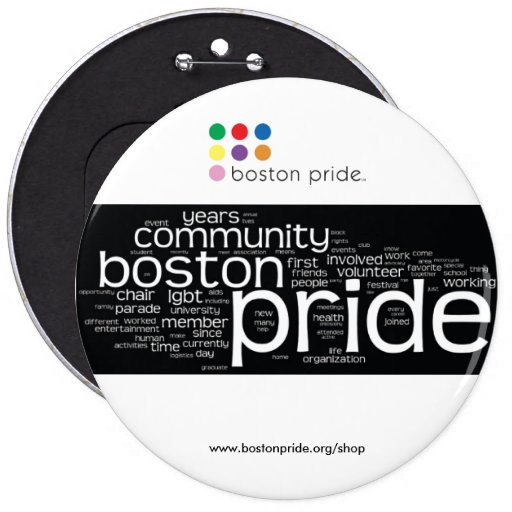 Word Cloud Colossal Pinback Button