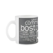 Word Cloud Frosted Mug mugs