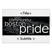 Word Cloud Greeting cards