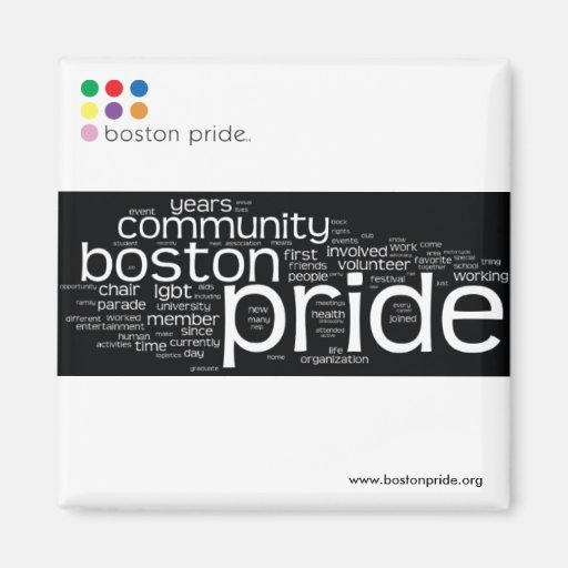 Word Cloud Magnet Square