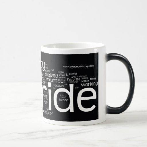Word Cloud Morphing Mug