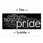Word Cloud Postcard