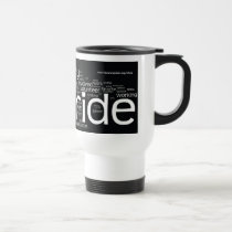 Word Cloud White Traveler mugs