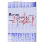 Word cloud word cloud Bavaria Bavaria Card