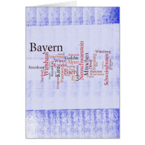 Word cloud word cloud Bavaria Bavaria Card
