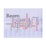 Word cloud word cloud Bavaria Bavaria Post Cards