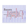 Word cloud word cloud Bavaria Bavaria Post Cards