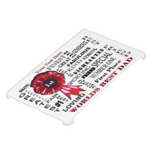 Word Collage Fathers Day Mini iPad Case Case For The iPad Mini