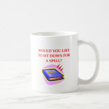word game pun coffee mug