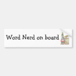 Word Nerd Bumper Sticker