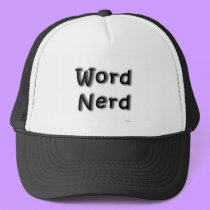 Word Nerd hats by chrystynen Word Nerd hats