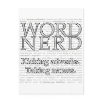 Word Nerd Postcard