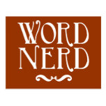 Word Nerd Postcards