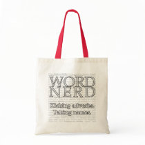 Word Nerd Tote Bags