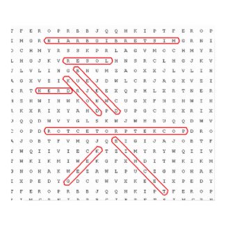Word Search Geek Poster Word Search Geek Poster