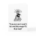 Word To The Wise Greeting Card by redordead Word To The Wise Greeting Card