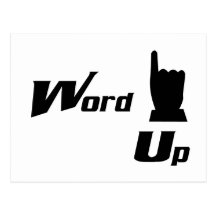 Word Up Postcards
