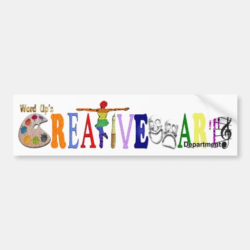 Creative writing bumper sticker picture
