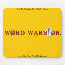 Word Warrior mousepad