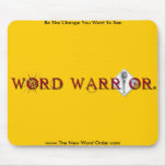 Word Warrior mousepad