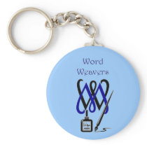 Word Weavers Keychain (Blue)