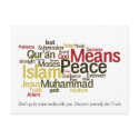 wordle-islam dawah postcard by umm_omar wordle-islam dawah postcard