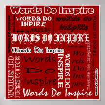 Words Do Inspire Posters
