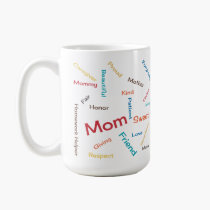 Words For Mom Mug mugs