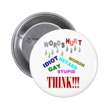 Words Hurt Buttons
