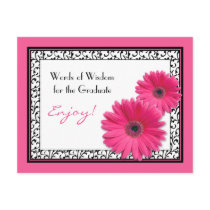 Words of Advice for the Graduate Cards Postcard