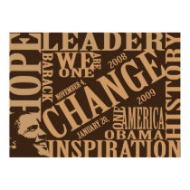 Words Of Change Print by OneAmerica Words Of Change Print