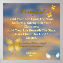 Words Of Comfort - Customize Poster