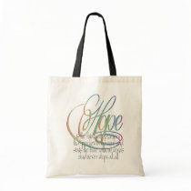 Words Of Hope Canvas Bags - Bag