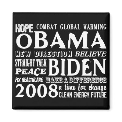Words of Hope Obama & Biden 2008 Magnet 2 by Prodem