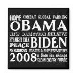 Words of Hope Obama & Biden 2008 Magnet 2