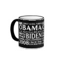 Words of Hope Obama & Biden 2008 Ringer Mug by Prodem Words of Hope Obama & Biden 2008 Ringer Mug