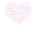 Words of  Love t-shirts