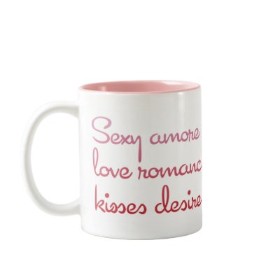 Tell them you love them with this Valentine's Day mug that features words of 