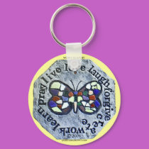 WORDS TO LIVE BY KEYCHAIN