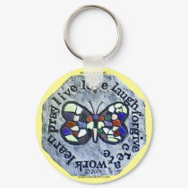 WORDS TO LIVE BY KEYCHAIN