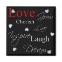 Words to live by Magnet by AnAngelsTouch Words to live by Magnet