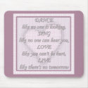 Words to Live By mousepad