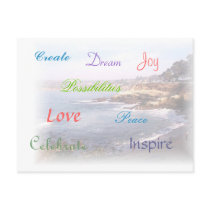 Words to Live by postcards