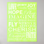 Words to Live By Print